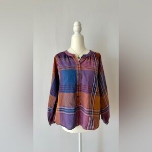 Madewell Plaid Blouse